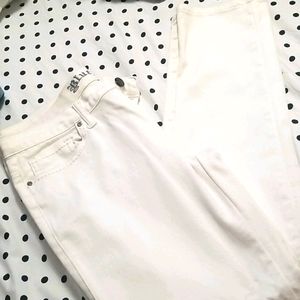 Ivory color Jean's size womans 13/14